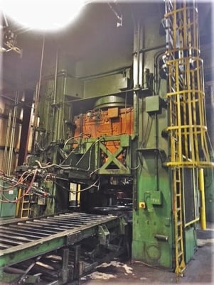 5000 Ton, USI Clearing #H-5000-105-84, hydraulic press, 60" stroke, 81" daylight - Image 2