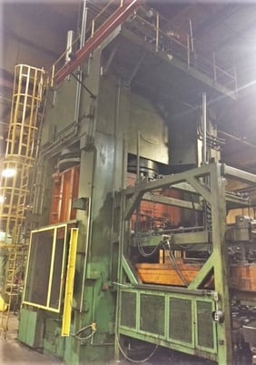 4000 Ton, Danly #H-4000-92-84, hydraulic press, 60" stroke, 81" daylight - Image 2