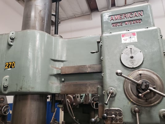 American #Hole-Wizard, radial arm drill - Image 3