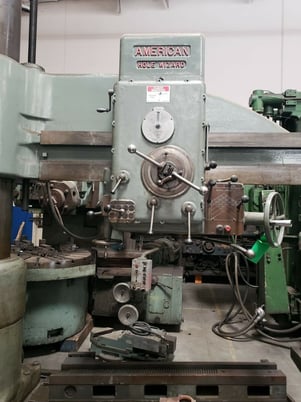 American #Hole-Wizard, radial arm drill - Image 4