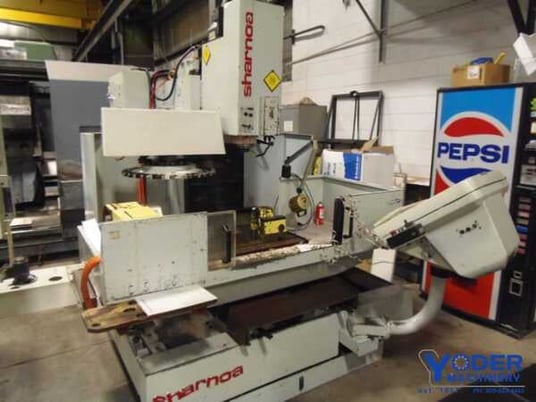 Sharnoa #HPM-25E, machining center & Nikkon 4th axis, 25" X, 16" Y, 20" Z, 16 automatic tool changer, 10000 - Image 2
