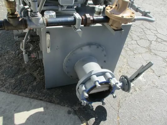 Continental Hydraulic #PVR50-42A15, hydraulic pumps, (2) 10 HP pumps, (1) 5 HP pump, controls, valves & heat - Image 6