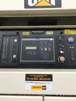 350 KW Caterpillar Portable #XQ, EMCP 4.2 ctrl, 1200A breaker, switchable voltage, jacketed water heater, BC - Image 3