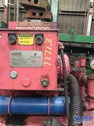 Cincinnati Milacron #250E, sump sucker, 250 gallon capacity, basket, suction hose, discharge hose, 5 HP - Image 9
