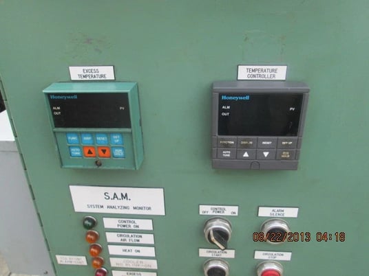 36" width x 36" D x 96" H Wisconsin #BATCH-3-3-8E/RM, 500&deg;F, rotary batch - Image 4
