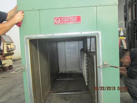 36" width x 36" D x 96" H Wisconsin #BATCH-3-3-8E/RM, 500&deg;F, rotary batch - Image 7