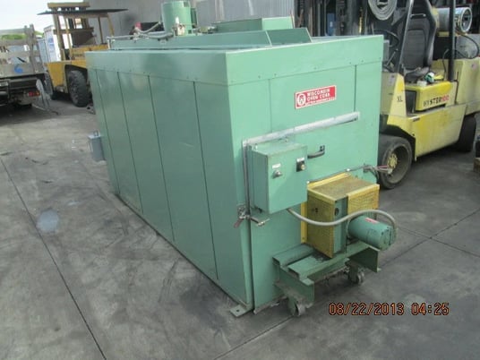 36" width x 36" D x 96" H Wisconsin #BATCH-3-3-8E/RM, 500&deg;F, rotary batch - Image 10