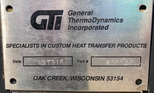 GTI, radiator made for Detroit Diesel Series 60 engine, serial #236577 - Image 4
