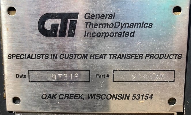 GTI, radiator made for Detroit Diesel Series 60 engine, serial #236577 - Image 5