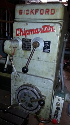 4' -9" Giddings & Lewis Bickford #Chipmaster, radial drill, 125-2500 RPM, #4 Taper - Image 2