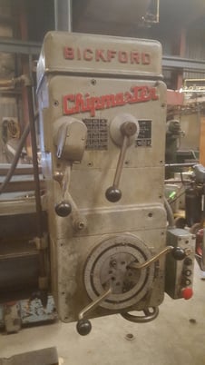 4' -9" Giddings & Lewis Bickford #Chipmaster, radial drill, 125-2500 RPM, #4 Taper - Image 10