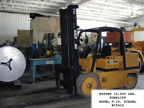 15000 lb. Caterpillar #T150D, Diesel, 6' forks, 2-speed, automatic transmission, S/N 5NB00509X - Image 1