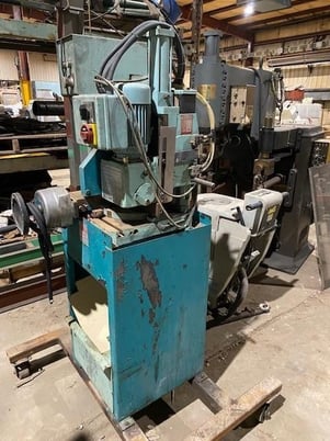 10.8" Eisele #VMS-300PV, semi automatic mitering coldsaw, 1994, S/N 3844 - Image 2