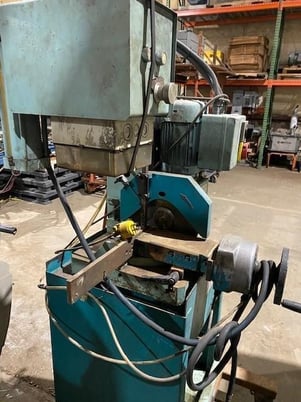 10.8" Eisele #VMS-300PV, semi automatic mitering coldsaw, 1994, S/N 3844 - Image 6