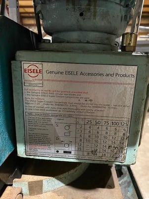 10.8" Eisele #VMS-300PV, semi automatic mitering coldsaw, 1994, S/N 3844 - Image 9