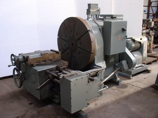 42" Star facing lathe, 4" spindle hole, 20 HP, serial #843-A - Image 1