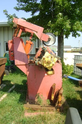 10000 lb. Rowe #10030-DSL, Powered Roll, 30" width, 60" Od, air operated, hold down arm - Image 2