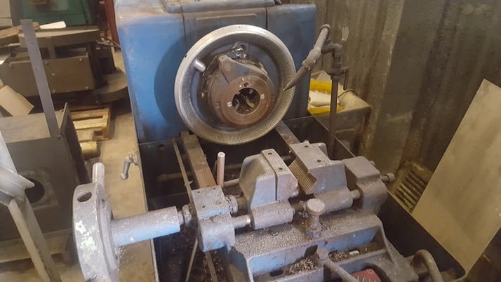 2" Oster " Rapiduction Jr" #782-R, Power Threader, S/N MW-14, 1953 - Image 3