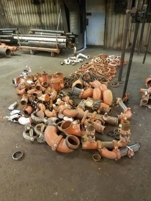 Victaulic, fire sprinkler steel water pipe, fittings, 3"-10" clamps, and valves - Image 2