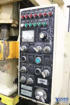 60 Ton, Stamtec #G1-60 gap frame press, 4.728" stroke, air clutch, 35-90 SPM, 7-1/2 HP, dual palm buttons - Image 10