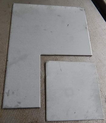 .157" x 7-3/4" x 7-3/4" ProFab #HN-4200, 27" x 23.5" table, operator foot pedal, 2012 - Image 4