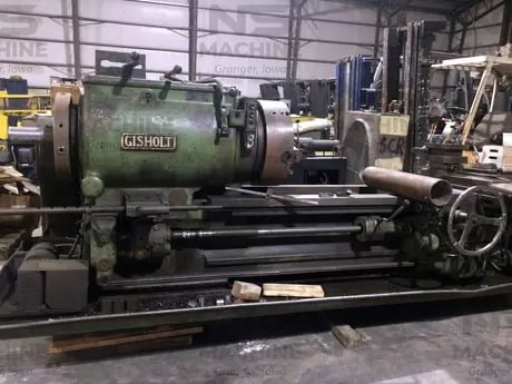 No. 4L Gisholt, saddle type turret lathe, 31-3/8" swing o/ways, 24-1/2" swing over cross slide, S/N 976-18 - Image 3