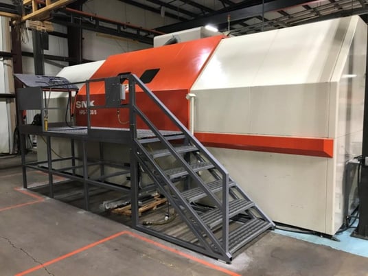 SNK #HPS-120B, 5-Axis high speed profiler, 124" X, 52" Y, Fanuc CNC control, 40 tool ATC - Image 1