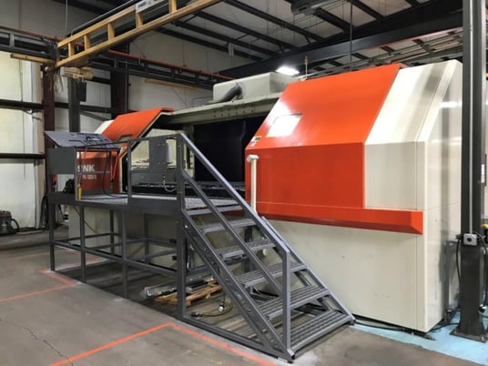 SNK #HPS-120B, 5-Axis high speed profiler, 124" X, 52" Y, Fanuc CNC control, 40 tool ATC - Image 2