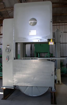 52" x 20" Tannewitz #S1NE, vertical bandsaw, 52" wheel diameter, 36" x 37" table, 1-1/4" x 27.3" blade - Image 1