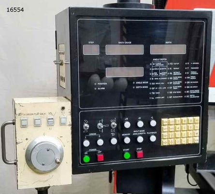 80 Ton, Amada #RG-80, hydraulic, 8' overall, 80.8" between housing, 3.94" stroke, 15.76" throat, 1984, #016554 - Image 3