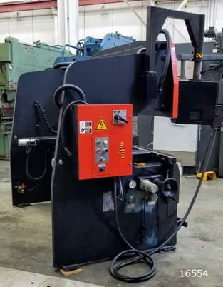 80 Ton, Amada #RG-80, hydraulic, 8' overall, 80.8" between housing, 3.94" stroke, 15.76" throat, 1984, #016554 - Image 5