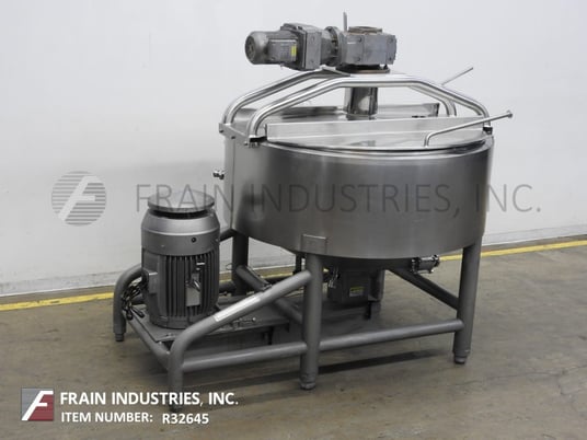 Breddo #LORWSS, 300 gallon, Stainless Steel, high shear, jacketed, liquefier, 75 HP, 60" OD x 24" straight - Image 1