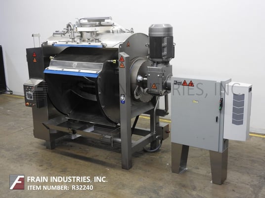 Shaffer #DA300HFS-60, double arm, enclosed frame design with overlapping sigma blade mixer, Stainless Steel - Image 1