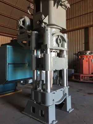 350 Ton, Bliss, Hydraulic Press, 4 Post down-acting - Image 3