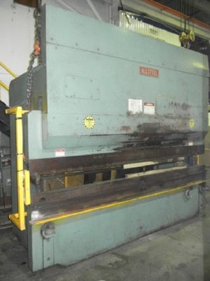 160 Ton, AllSteel #160-12, hydraulic press brake, 12' overall, 126" between housing, 10" stroke, 8" throat - Image 2