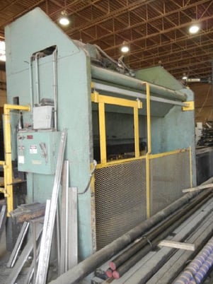 160 Ton, AllSteel #160-12, hydraulic press brake, 12' overall, 126" between housing, 10" stroke, 8" throat - Image 3