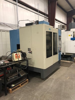 OKK #PCV-40II, CNC vertical machining center, 20 automatic tool