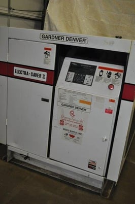 75 HP Gardner Denver #EBM99F43, air cooled, Electra Saver II, 100 psig, 2000 - Image 2