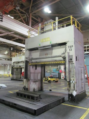 50 Ton, Verson #D2-50-132-84DS, Hydraulic Spotting Press, 48" stroke, 36" Shut Height, 132" x 84" bed, (2 - Image 2