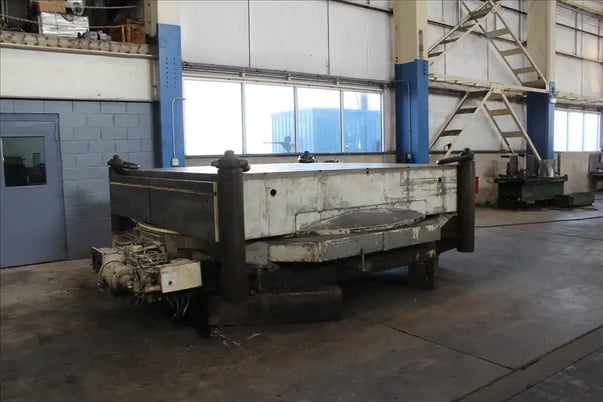120" x 312" Giddings & Lewis #360-C CNC Hydrostatic servo rotary table, 200000 lb. max weight capacity - Image 2