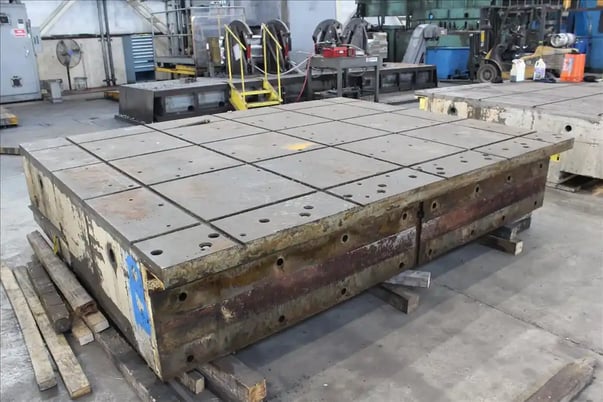 120" x 312" Giddings & Lewis #360-C CNC Hydrostatic servo rotary table, 200000 lb. max weight capacity - Image 3