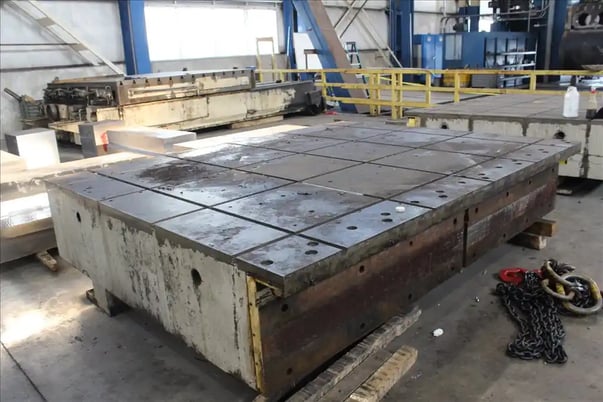 120" x 312" Giddings & Lewis #360-C CNC Hydrostatic servo rotary table, 200000 lb. max weight capacity - Image 5