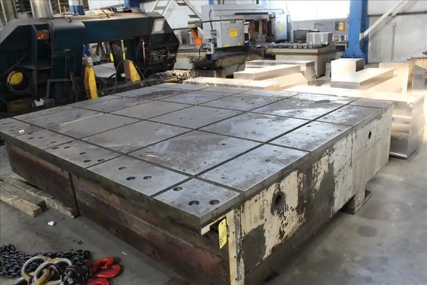 120" x 312" Giddings & Lewis #360-C CNC Hydrostatic servo rotary table, 200000 lb. max weight capacity - Image 6