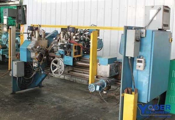 Hautau #CC15M, double end chamfer machine,.25"-1.5" dia. capacity, 2"-36" lgth, 1995, #61481 - Image 1