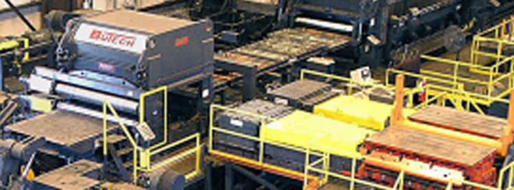 72" x .06" -.500" Butech, precision leveler, cassette type, 326/400 FPM, 2002, #VX-10190 - Image 4