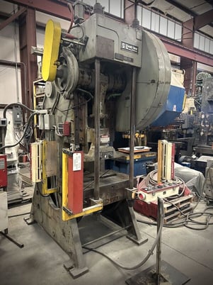 80 Ton, South Bend Johnson #80FW-AC, 4" stroke, 15" Shut Height, 36" x24" bed, 87-175 SPM, 1981 - Image 2