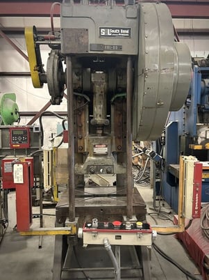 80 Ton, South Bend Johnson #80FW-AC, 4" stroke, 15" Shut Height, 36" x24" bed, 87-175 SPM, 1981 - Image 3