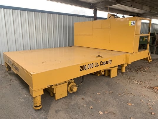 200000 lb. Redstag, die cart, hydraulic lifting jacks, 2011 - Image 3