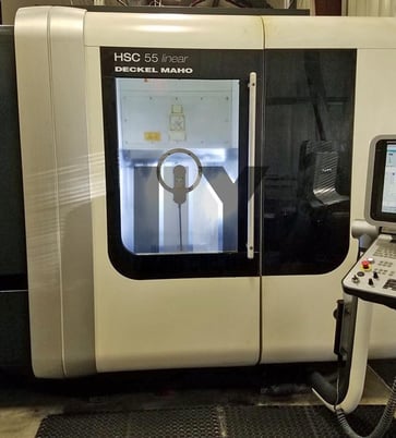 DMG, Mori #HSC-55 linear, 60 automatic tool changer, 17.7" X, 13.8" Y, 15.7" Z, 28000 RPM, 5-Axis, HH iTNC - Image 6