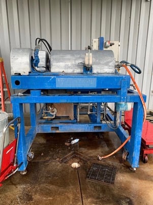 Flottweg #Z23-4/441, tricanter, 9", hydraulic drive, feed pump, mounted on skid - Image 3